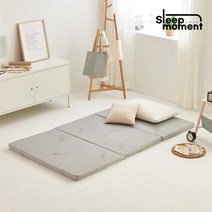 슬립모먼트 M1 접이식 메모리폼 오가닉 토퍼 5cm SS 그레이