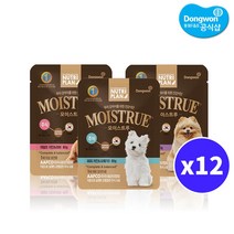 동원 뉴트리플랜 모이스트루 주식파우치 80g x 12개 모음 강아지간식 습식사료, 01_퍼피 80g x 12개