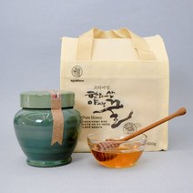 제주프리미엄 한라산 야생꿀 600g 고급포장 꿀단지 명품 고급꿀선물세트, 600g[부직포세트]
