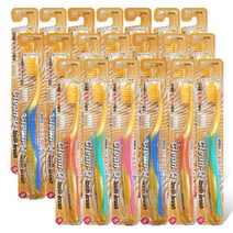 스마트클라우드 덴탈케어 (국산)덴탈케어 클린큐 금칫솔 칫솔 약국용 고급 20개 금이온 약국용칫솔, 1개