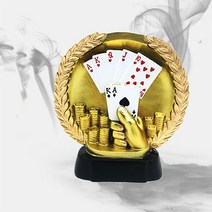 텍사스 홀덤 포커대회 우승트로피 상패 베스트 선수, 3236 유형 A