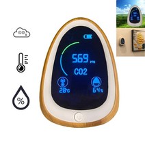 가스감지기 CO2 감지기 미터 공기 분석기 가스 이산화탄소 센서 Co2 모니터 5000ppm 온도 습도 측정기, 04 OR-A
