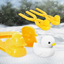 스노우볼 메이커 눈오리 눈 오리 집게 제조기 38cm 눈싸움 크리스마스선물 눈썰매용품 스키장준비물, 눈집게-오리38cm