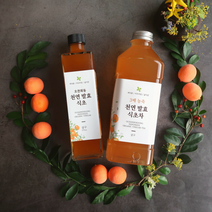 건강 한잔 오찬회동 유기농 천연 발효 식초 & 식초차, 3배 농축 천연발효 살구 식초차 1L, 1개, 1L