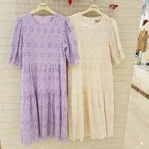 뉴코아 창원 트렌드컬렉션 샤랄라 아일렛 원피스