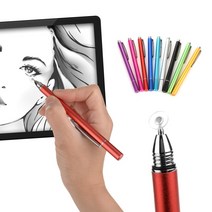 미세한표현가능 얇은글씨 스마트폰 태블릿용 미세터치펜, 퍼플