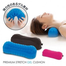 벌집경침 실리콘 쿨목침 경추베개+커버세트 견인 기능성 목베개 Q1082026, 블루+핑크커버