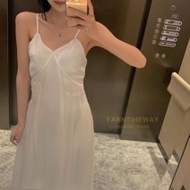 바스락 원피스 바스락롱원피스 여름원피스 여셩원피스 [ 원피스 YC0372 틱톡 생방송 중 동일