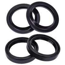 바이크 Motorcycle Parts 45*57*11 45 57 11 Front Fork Oil Seal Dust Cover Suzuki RM125 M N P R S 1991, 01 2pcs seal 2pcs cover