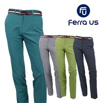 FU 마스터베어 남성 히든밴드 어블체크 골프바지 Ferraus-a29