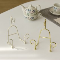 골드라인 커피잔 걸이 거치대 홈카페 브런치 플레이팅, 골드