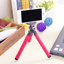 휴대용 미니 스마트폰 문어발 삼각대 관절삼각대 고릴라삼각대 유튜브삼각대 핸드폰삼각대 스마트폰삼각대, 블루, 파워거치대홀더