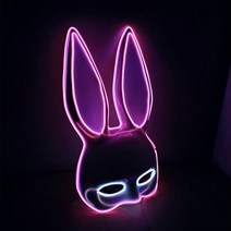 할로윈 LED 마스크, J