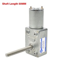 웜기어 감속기 4632-370 12V 볼트 DC M6 나사 샤프트 길이 50MM 3V6V24V 웜 기어드 모터 역방향 감속 자, 03 18rpm_01 6V