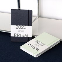 인디고 2023년 프리즘 먼슬리 A5 다이어리 업무일지 데일리리포트 감사 성인일기장 임신 교무수첩 업무용, 딥네이비