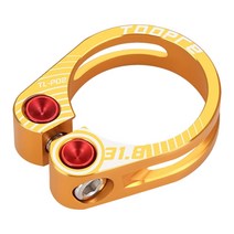 자전거 안장 클램프 시트 포스트 알루미늄 합금 사이클링 안장 27.2/30.8/31.6mm 시트 포스트 산악 자전거 액세서리, 31.8mm 금