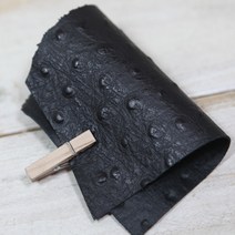 로스킨 소가죽(검정 타조패턴)1.2mm 10평단위