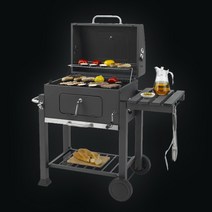 야외 훈제 숯불 바베큐 그릴 캠핑 직화 전원주택 마당 펜션 BBQ 구이 화로