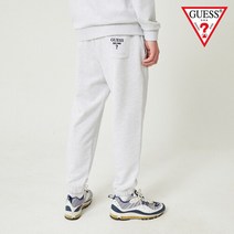 게스 남녀공용 미니로고 조거팬츠 MN1K9130
