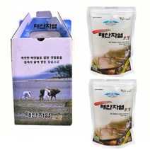 태안자염 갯벌 소금 끓여서 만든 천연조미료 천일염 태안고유의 특산물 1kg, 2개, 500g