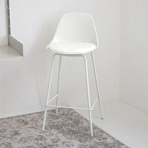 [가구느낌] 밀리바체어 아일랜드식탁 홈바 바텐의자, 밀리바화이트