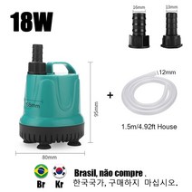 수중펌프 미니 소형 양수기 배수 워터 하단 흡입 펌프 수족관 220V240V 물 순환 및 어항 펌핑, 10.P218W 800LH