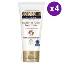 Gold Bond Ultimate Eczema Relief Hand Cream 골드 본드 얼티메이트 엑지마 릴리프 핸드 크림 85g 4 팩
