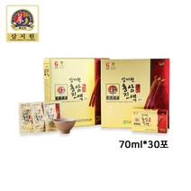 백제금산인삼농협 삼지원홍삼 6년근 홍삼진액골드 70ml*30포 고려홍삼 저온 홍삼추출액