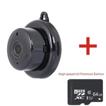 보안카메라 미니 바디 착용 카메라 웨어러블 셔츠 버튼 셔츠 hd 1080p wifi ip 캠 p2p 카메라 앱 원격 보기 비디오 캠코더 오디오, 1080p 카메라, 64GB 카메라