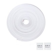 자동차 외곽부품차량용 휠 림 프로텍터 테이프 포함 8M/롤 고무 마운딩 트림 레드/블랙/화이트 색상, 10 백색, 10 백색