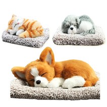 차량용 잠자는 강아지 인형 고양이 제습 탈취 인형, 선택1.미니 노란양이, 1개