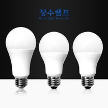 장수램프 컬러원 LED전구 8W 10W 12W E26, 전구색(노란빛), 장수LED벌브12W