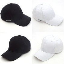 야구모자 남녀공용 스포츠 무지 면 모자 단체 운동 헬스 캠프캡 패션 Grl자수 볼캡 (상세참조), 본상품선택, 블랙