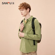 플라워상의 삼복 가을 멀티 이니셜 프린팅 롱셔츠 캐쥬얼 와이드 루즈핏 카라넥 남자 4130473372