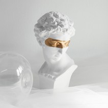 무어스튜디오 인테리어 다비드 석고상 오브제 소품 조각상, 화이트