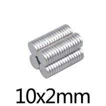 전기모터 소형 DC 전동 강력모터 10x2mm 원형 강력한 자석 냉장고 벌크 시트 네오디뮴 디스크 영구 NdFeB 2, 01 20pcs_01 10x2mm