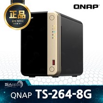 큐냅 TS-264-8G 2베이 타워 2.5GbE NAS