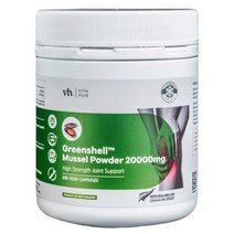 [비타허브] 뉴질랜드 정부인증 그린쉘 초록입홍합 오일 고효능 오메가-3 그린머슬 리프리놀 초록잎홍합 초록입홍합추출, 초록입홍합파우더 200캡슐 (6개월용)