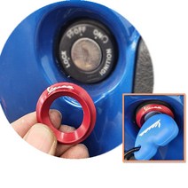 베스파 시동버튼 커버 엔진버튼몰딩 액세서리 스티커튜닝 카킹즈, (04)옐로우, 1개