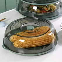 마켓통통 다용도 음식 보관 커버 뚜껑 받침 포함, 그린