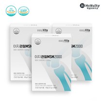 이지비타 관절MSM 2000 30포 3박스 (3개월분), 2.1g, 3개