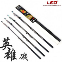 [레가우몰] LEO 영웅 고카본 릴낚시대 1호대 찌낚시 바다낚시 낚시대 2.7미터~5.4미터 2대, LEO영웅카본낚시대 3.6m