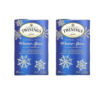 트와이닝 허브티 윈터 스파이스 40g 20티백 Twinings Herbal Tea Winter Spice, 2팩