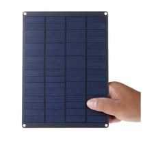 태양 전지 패널 키트 방수 태양열 자동차 충전기 컨트롤러 야외 캠핑 하이킹 휴대용, Solar Panel, 6W18V