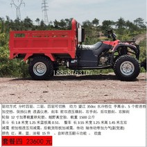 4륜구동 오토바이 ATV 네발 농업용사륜바이크 산악 오프로드 다목적운반차 팜트럭 농업, 시분할형 사륜구동 보조변속기 패키지 3종