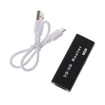 휴대용 ini 3G/4G 와이파이 라우터 무선 와이파이 라우터 4G 핫스팟 RJ45 150Mbps 와이파이 핫스팟 지원 3G USB 모뎀, 단일옵션