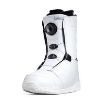 스노우보드화 보드부츠 보아 원터치 보드 슈즈, 흰색