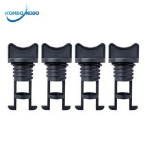 4PCS 17mm 뗏목 배수구 보트 해양 요트 나일론 표준 크기 거친 스레드 마개 플매트 카펫 러그 교체 카약 카누 액세서리