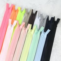 [싸다원단] 16인치 콘솔지퍼 블랙&화이트 (40cm) [ET111], 블랙