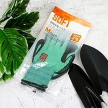 보호장갑 코팅장갑 소프트 그린 M THCO13